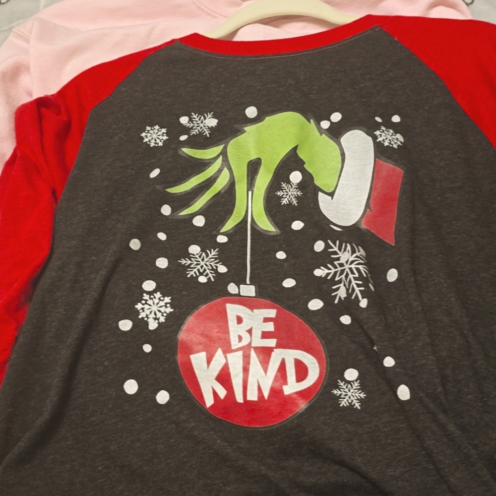 Be kind grinch long sleeve tee